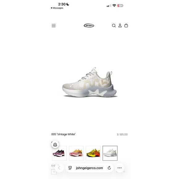 John Geiger 005 Vintage White Size 11 main image 7